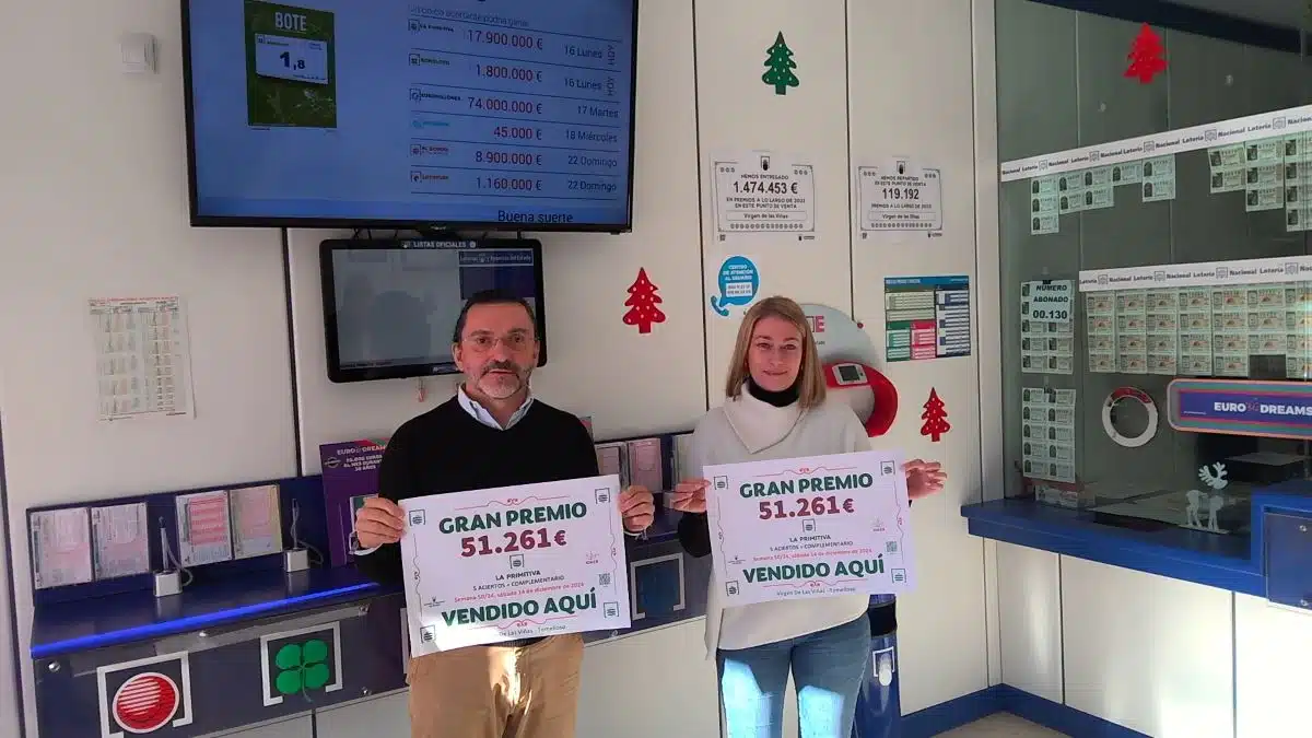 La Lotería Primitiva deja 51.000 euros en Tomelloso